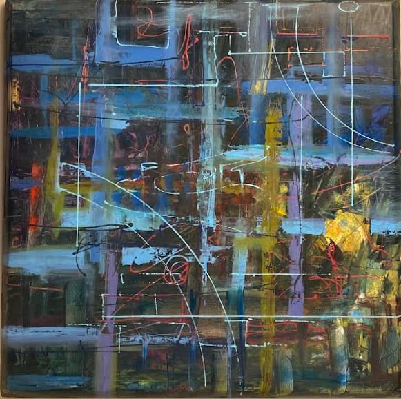Why Am I So Blue? by Robert J Wilkens  Image: Angled Gallery-wrap, no framing necessary