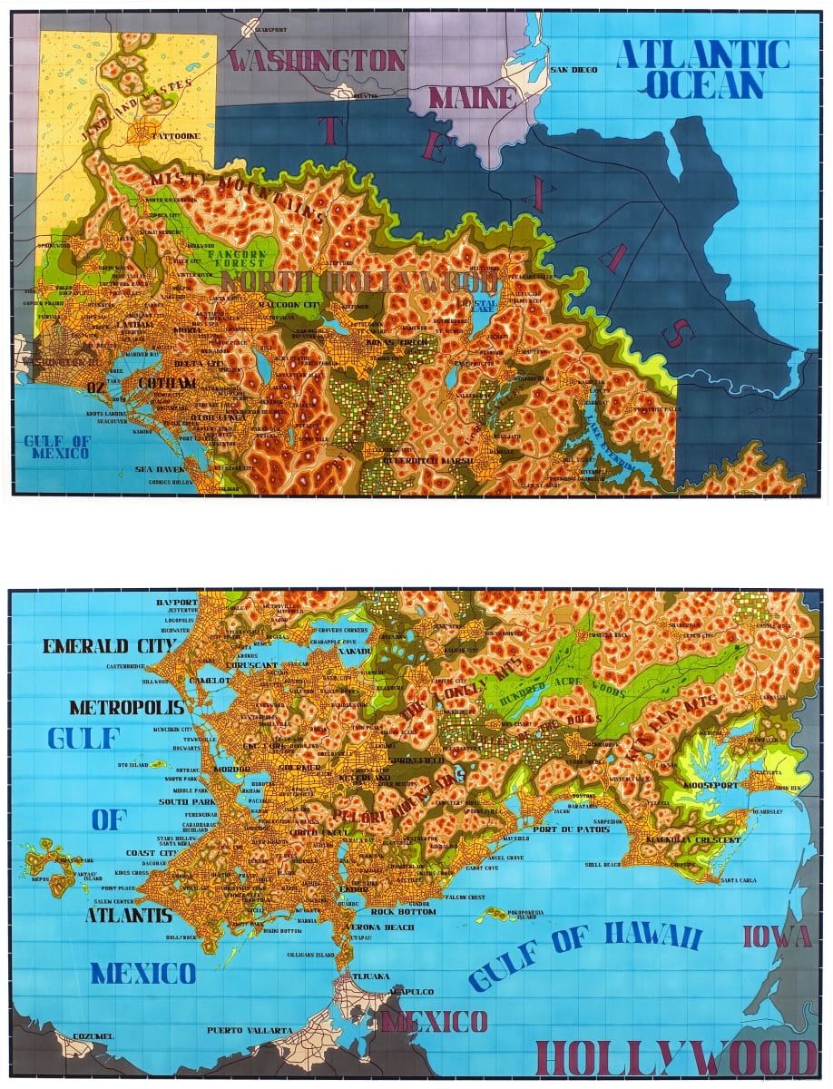 Hollywood (Diptych) by Lordy Rodriguez 