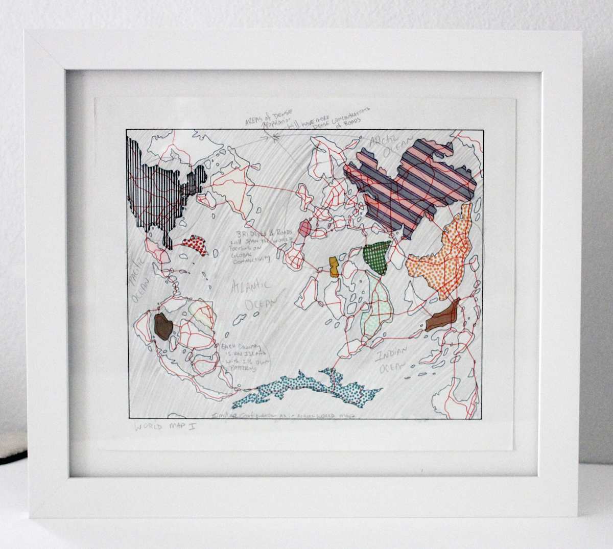 World Map I Detritus by Lordy Rodriguez, Image 1.