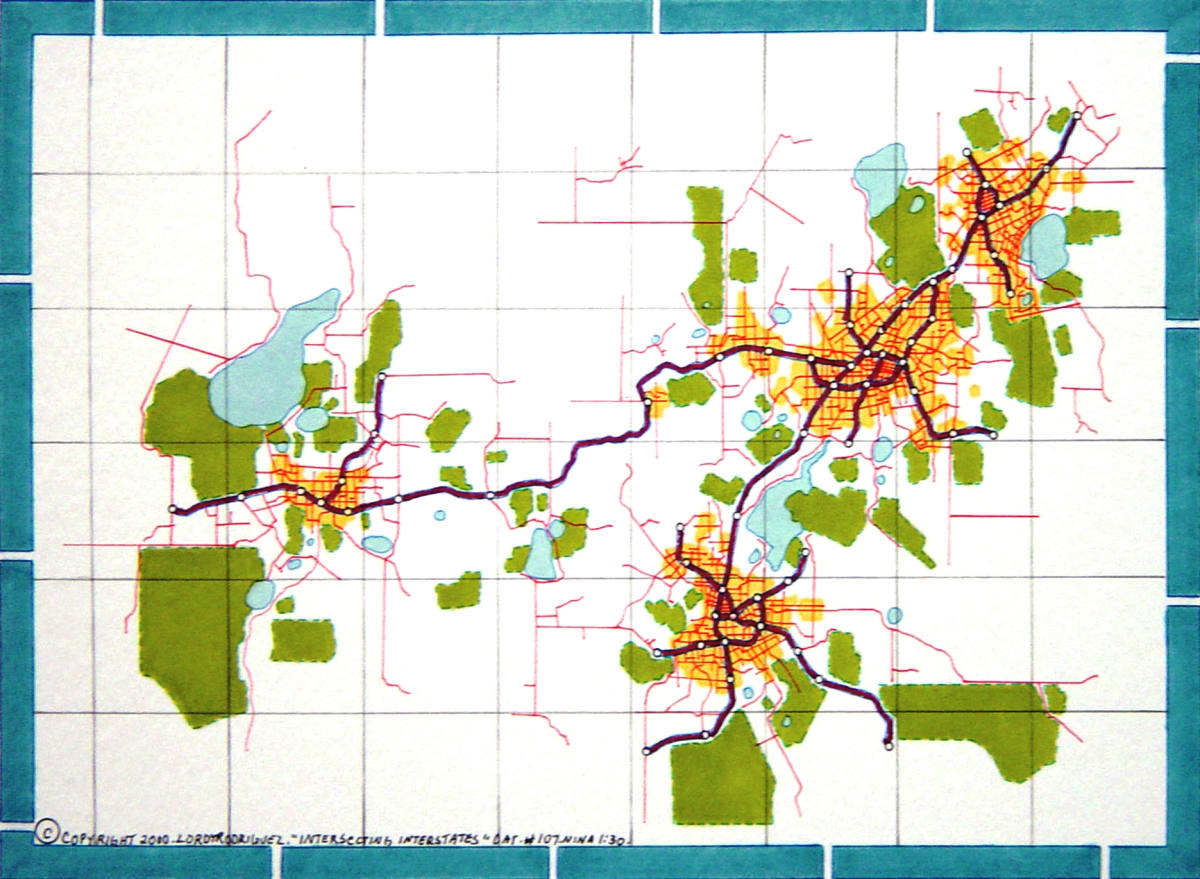 Intersecting Interstates by Lordy Rodriguez 