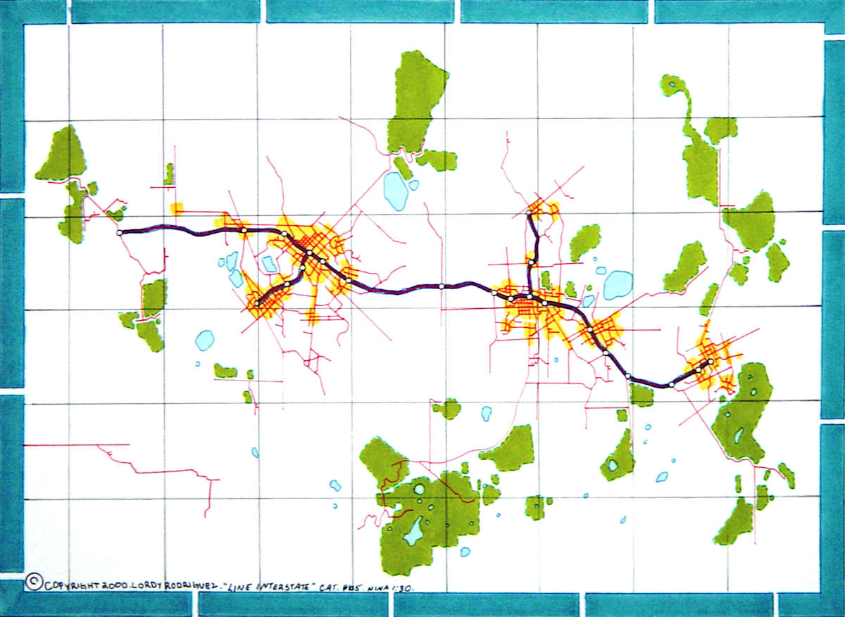 Line Interstate by Lordy Rodriguez, Image 1.