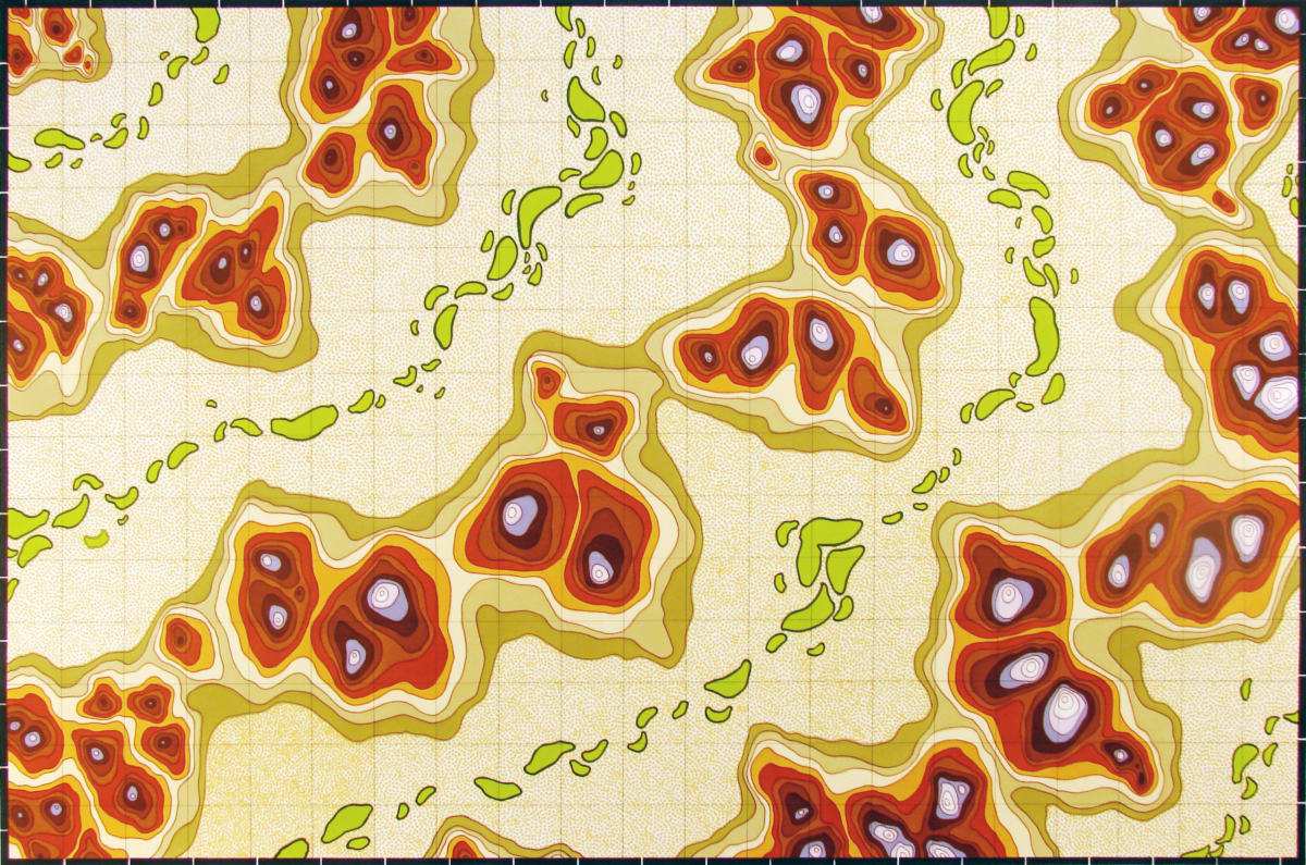 Mountain Ranges and Desert Valleys with Patches of Grassland by Lordy Rodriguez 