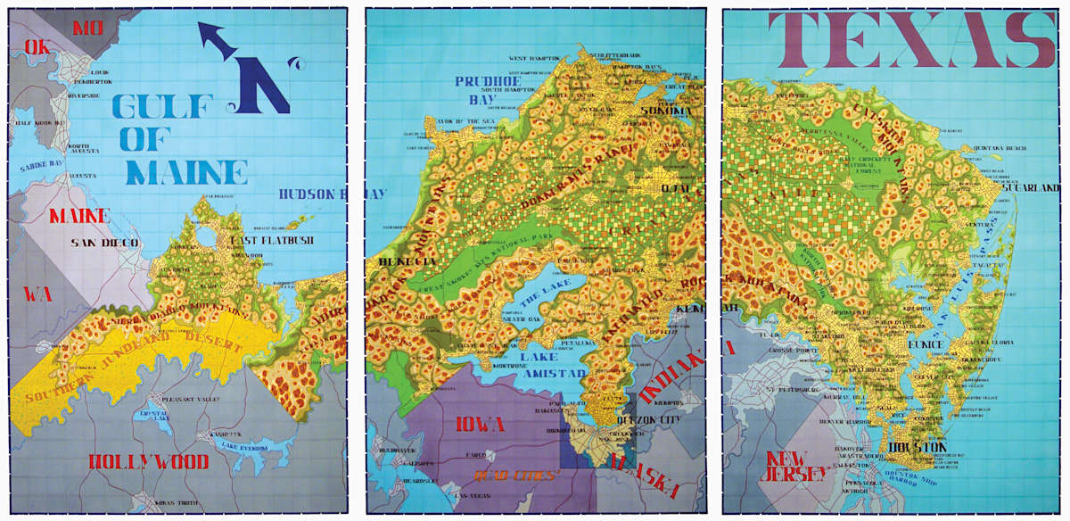 Texas (Triptych) by Lordy Rodriguez, Image 1.