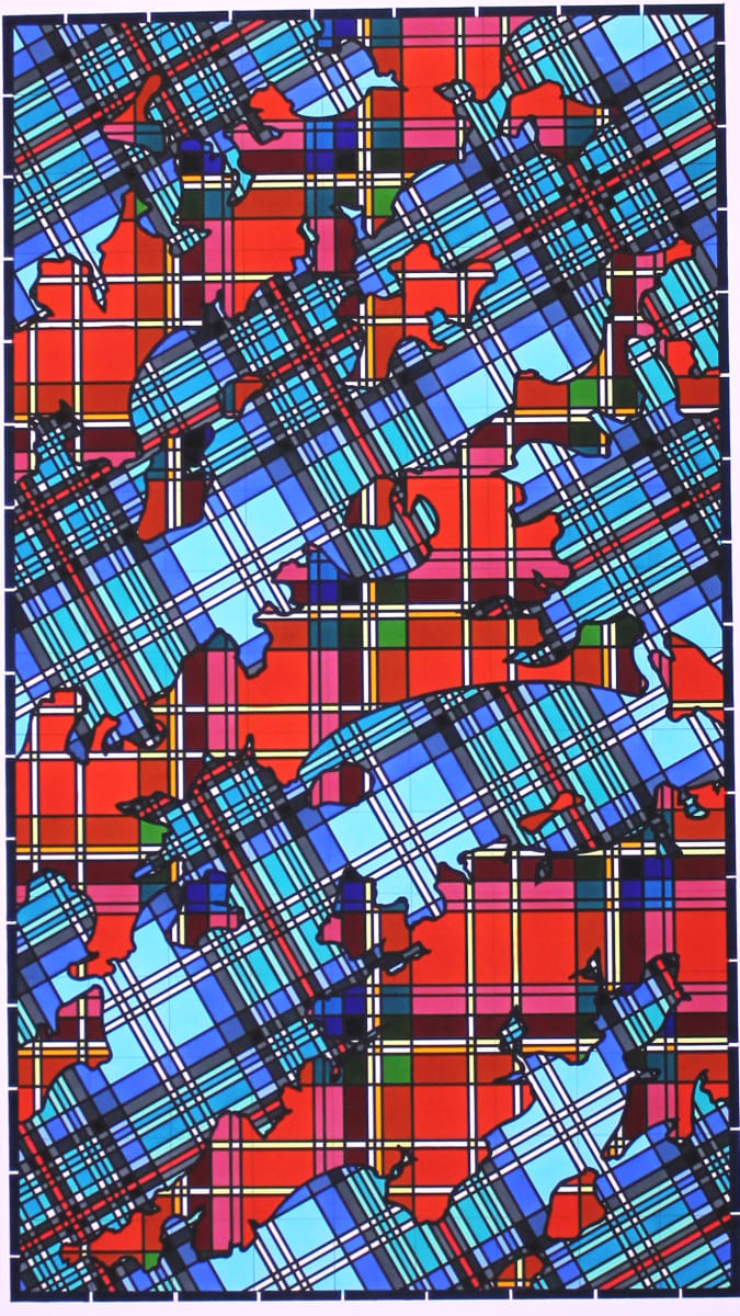 Untitled 807 Tartans by Lordy Rodriguez, Image 1.