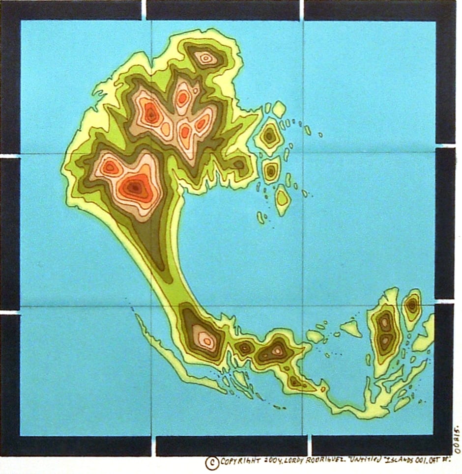 Untitled (Islands 001) by Lordy Rodriguez 