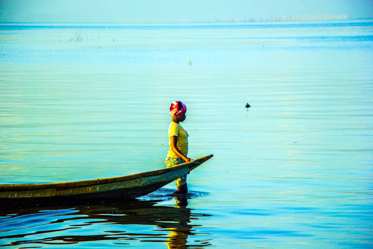 Sailing Lady by Ismail Odetola 