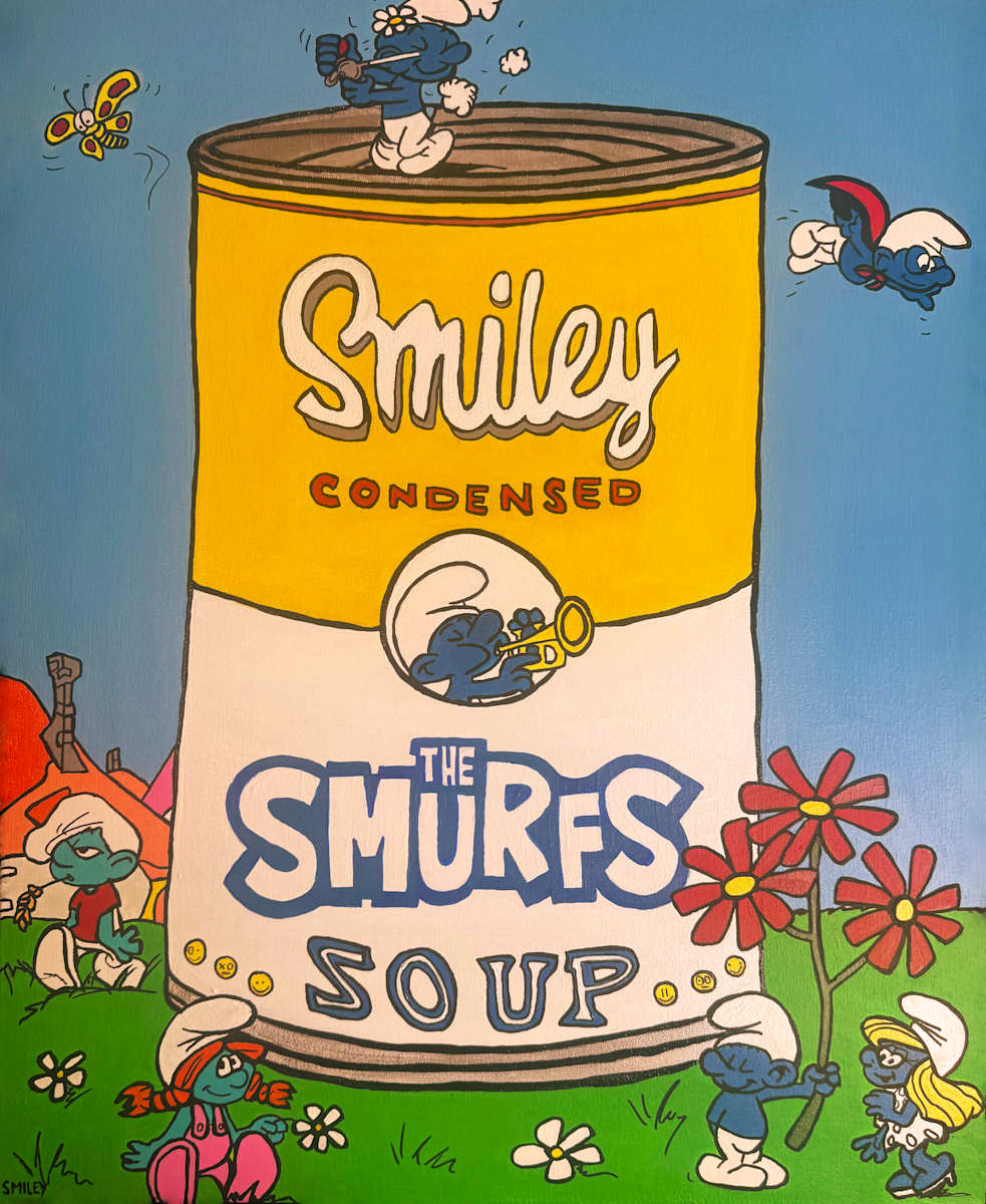 Smurfs Smiley Soup by Matt Smiley 