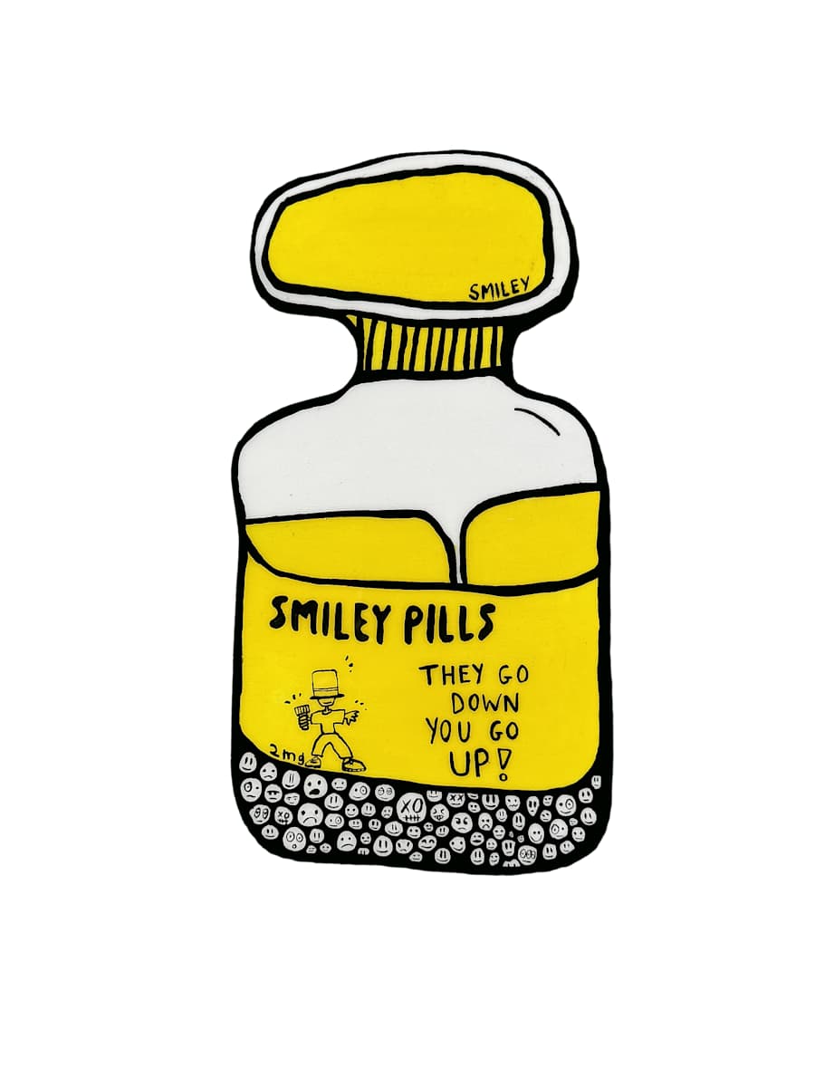 Smiley Yellow Pills by Matt Smiley 
