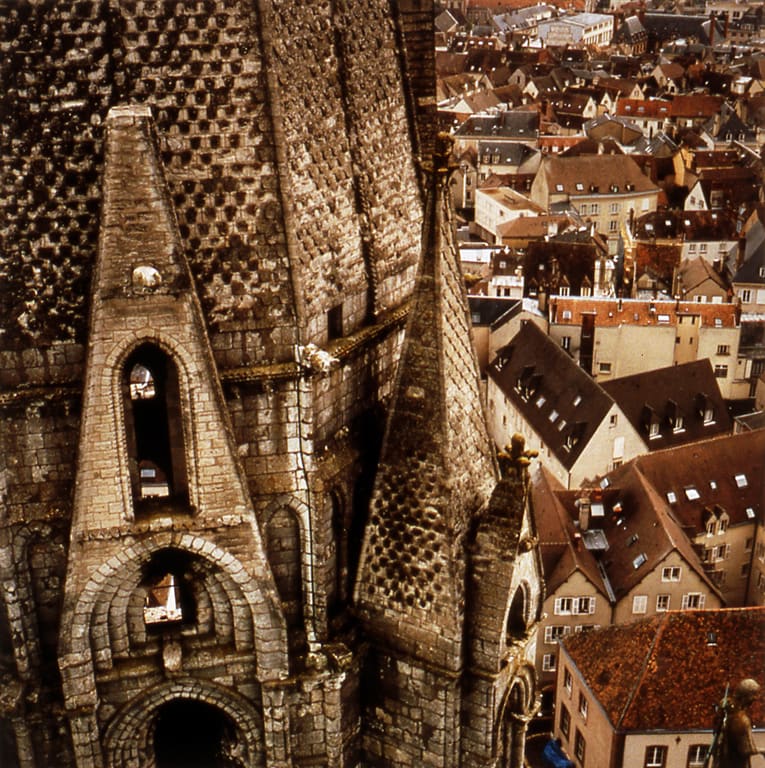 Rooftops, Chartres Cathedral by Hugh Martin, Image 2.
