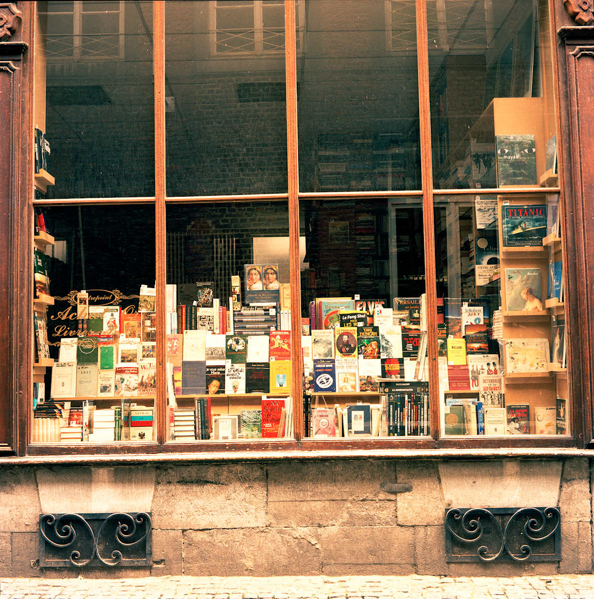 Bookstore, Namur by Hugh Martin  Image: Limited editions available in three sizes