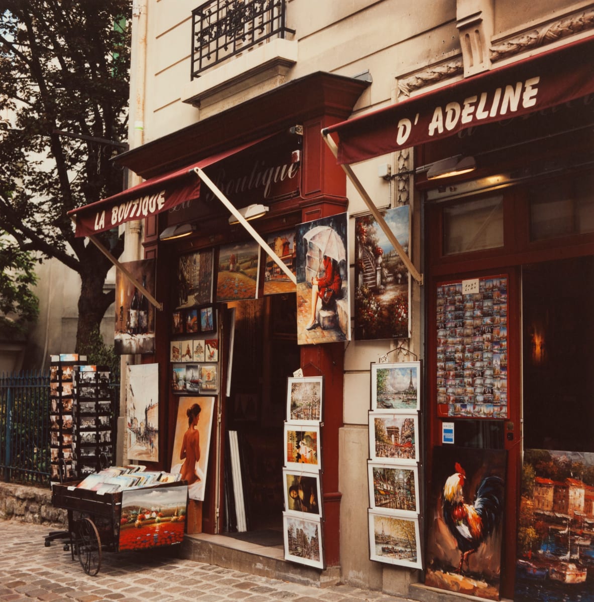Shopfront, Montmartre by Hugh Martin  Image: Limited editions available in three sizes