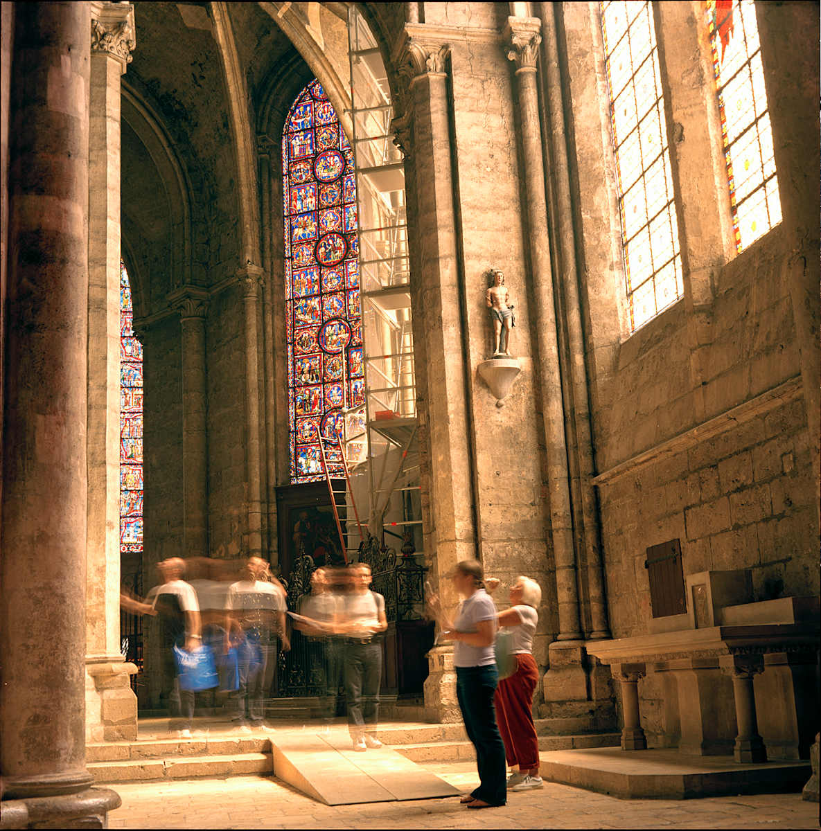 Passage II, Chartres Cathedral by Hugh Martin, Image 1.