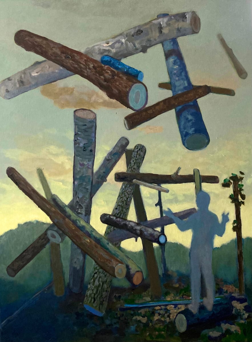 Someone has to teach the trees how to be wood by Chris Pavlik 