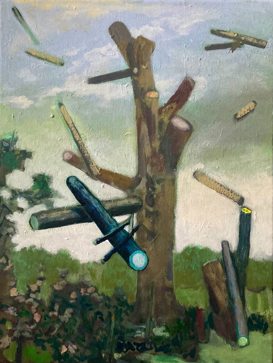 Trees juggle differently by Chris Pavlik 