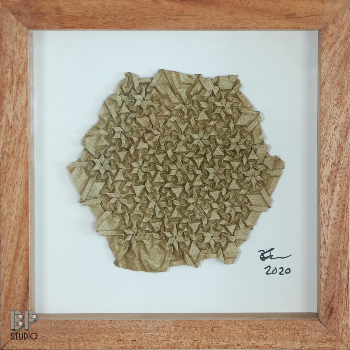 Brown Ridged Molecule by Benjamin Parker, Image 2.