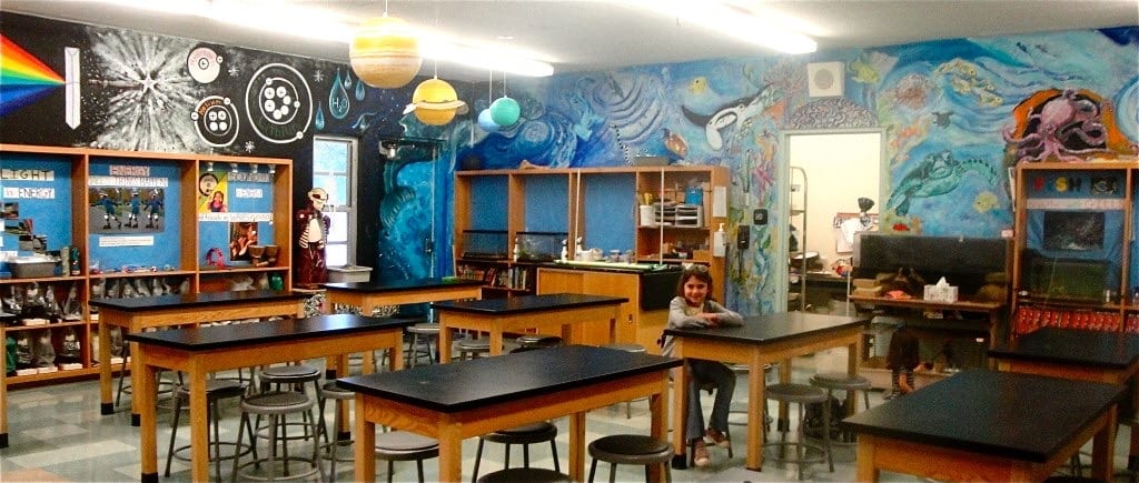 Science Mural by Lois Keller 