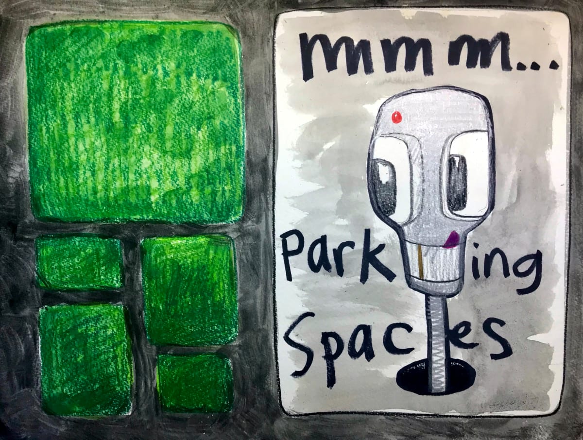 MMMMMM Parking Spaces by Lois Keller 
