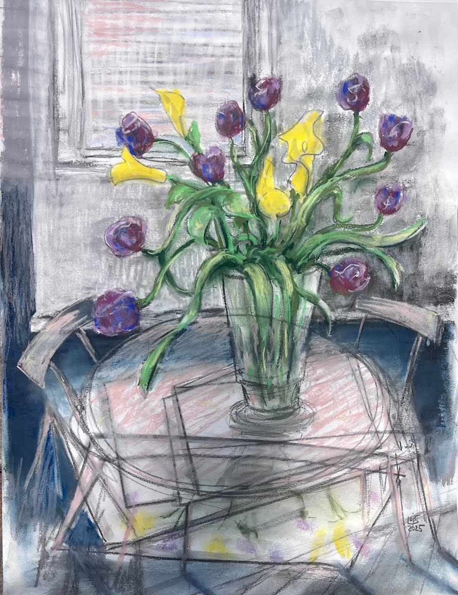 Tulip's for Gidget by Lois Keller  Image: Flowers from a boyfriend