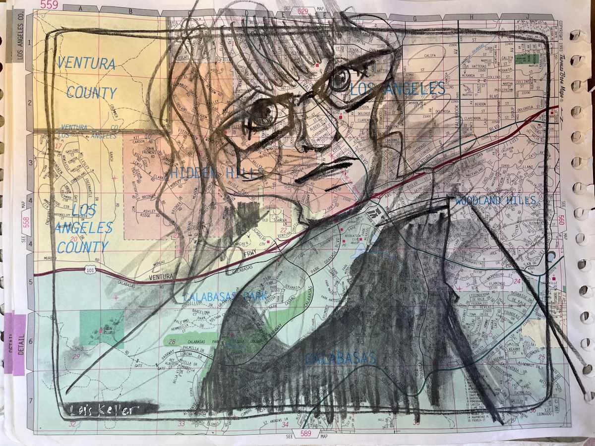 Thomas Guide Zoom Portrait 559 by Lois Keller 