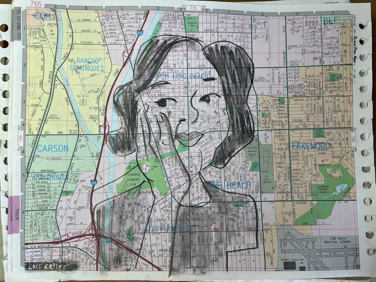 Thomas Guide Zoom Portrait 765 by Lois Keller 