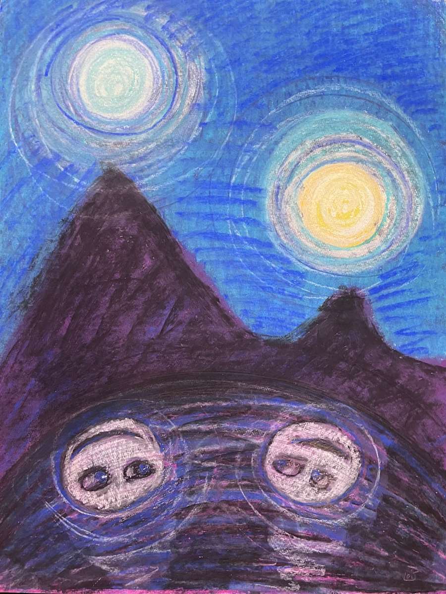 I Like Your Reflection by Lois Keller  Image: I also like being under the same moon as you!