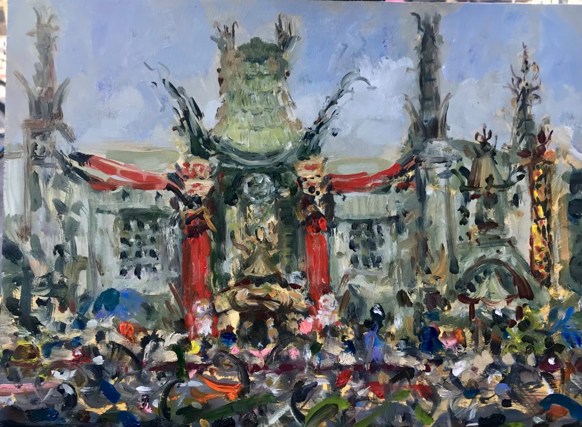 Ciclavia Grauman's Theatre by Lois Keller 