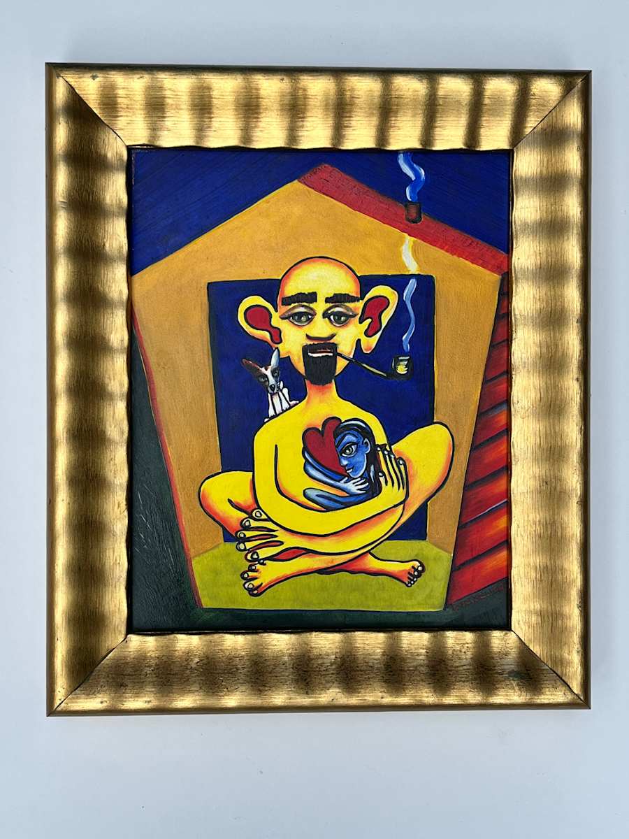 Buddha Allen Heart by Lois Keller 