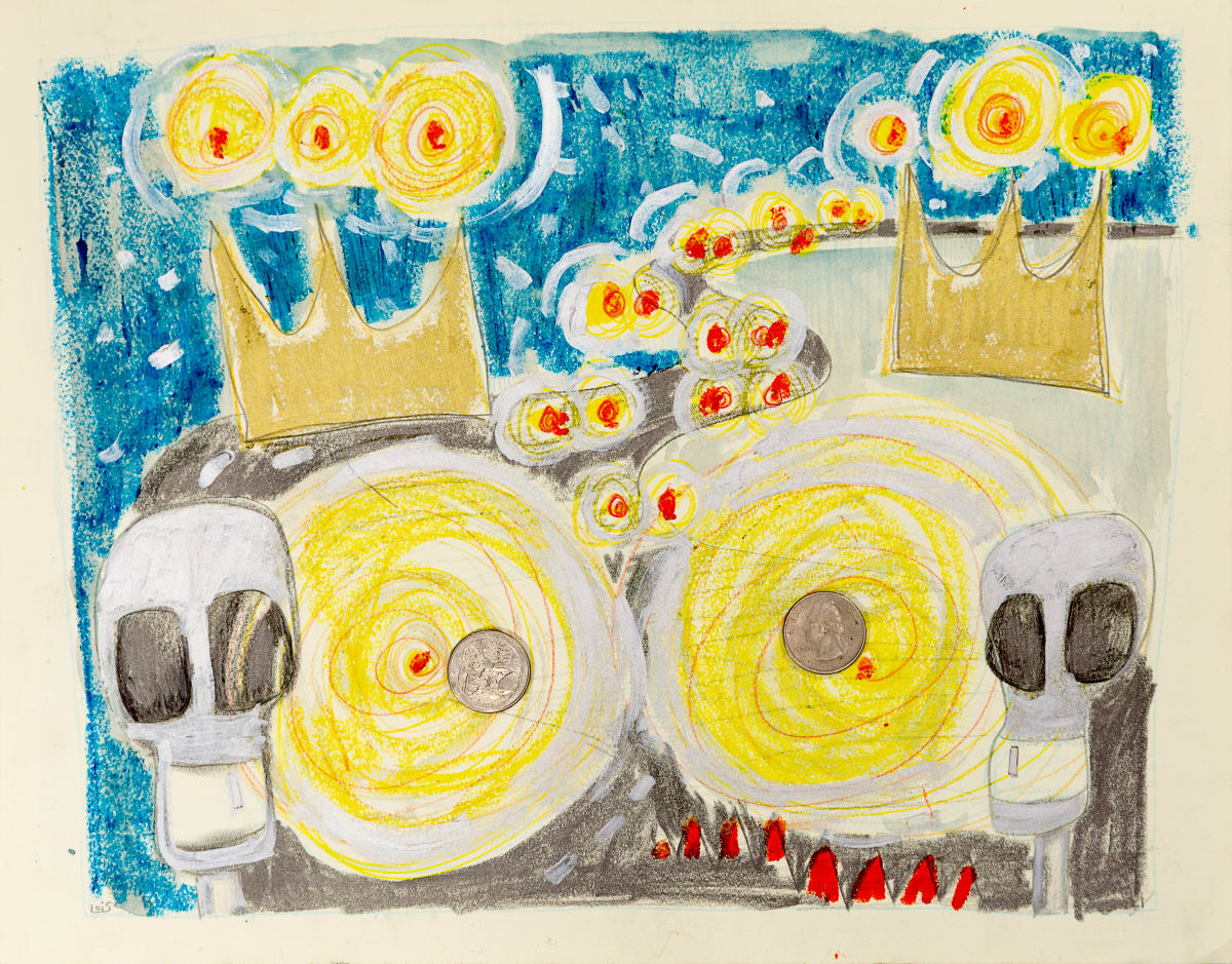 Par Kingdom by Lois Keller  Image: Headlights and parking meters dominate the landscape of Los Angeles.
