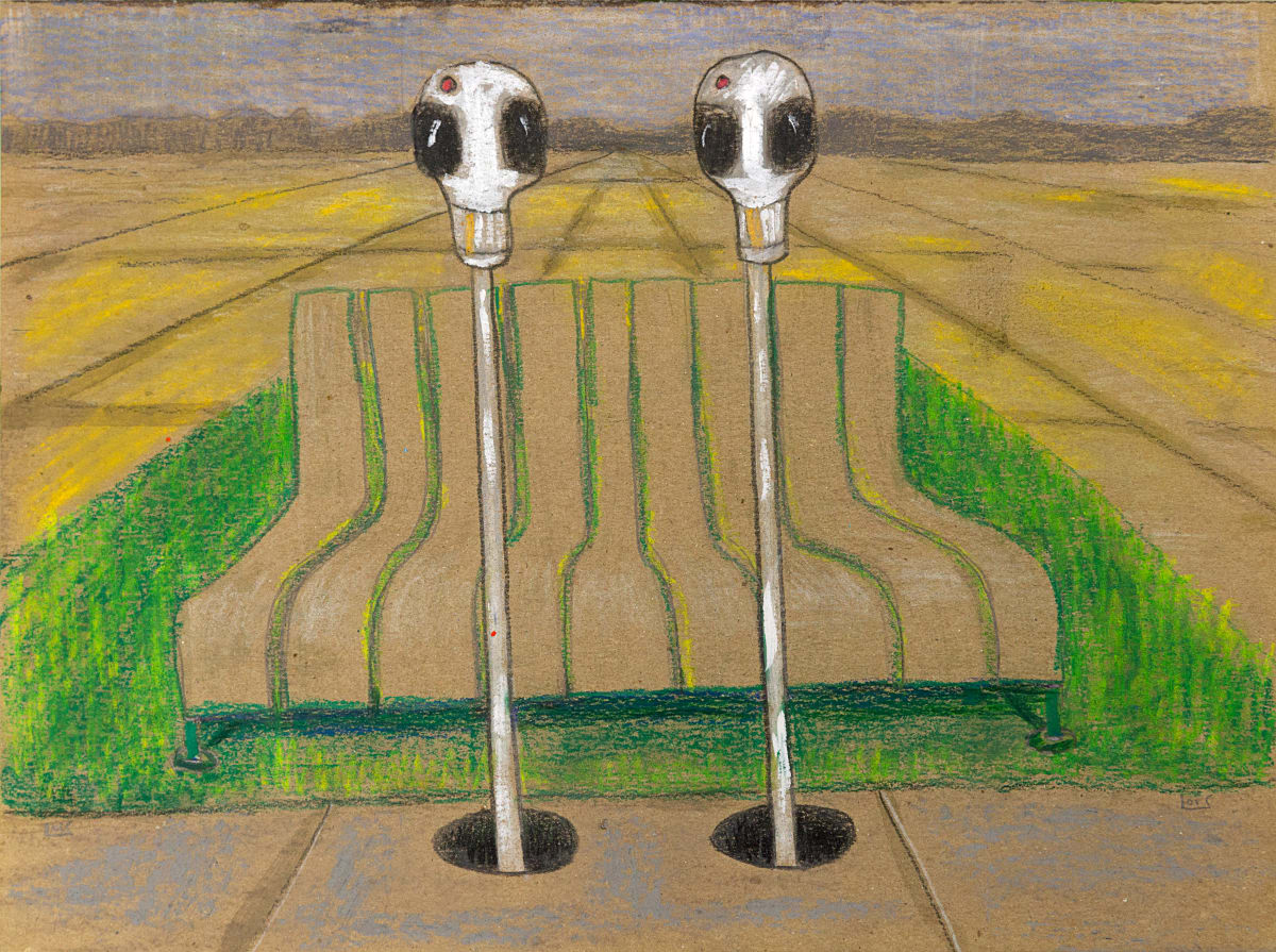 Pay to Park Bench by Lois Keller  Image: There are way more parking meters than parks in Los Angeles. 