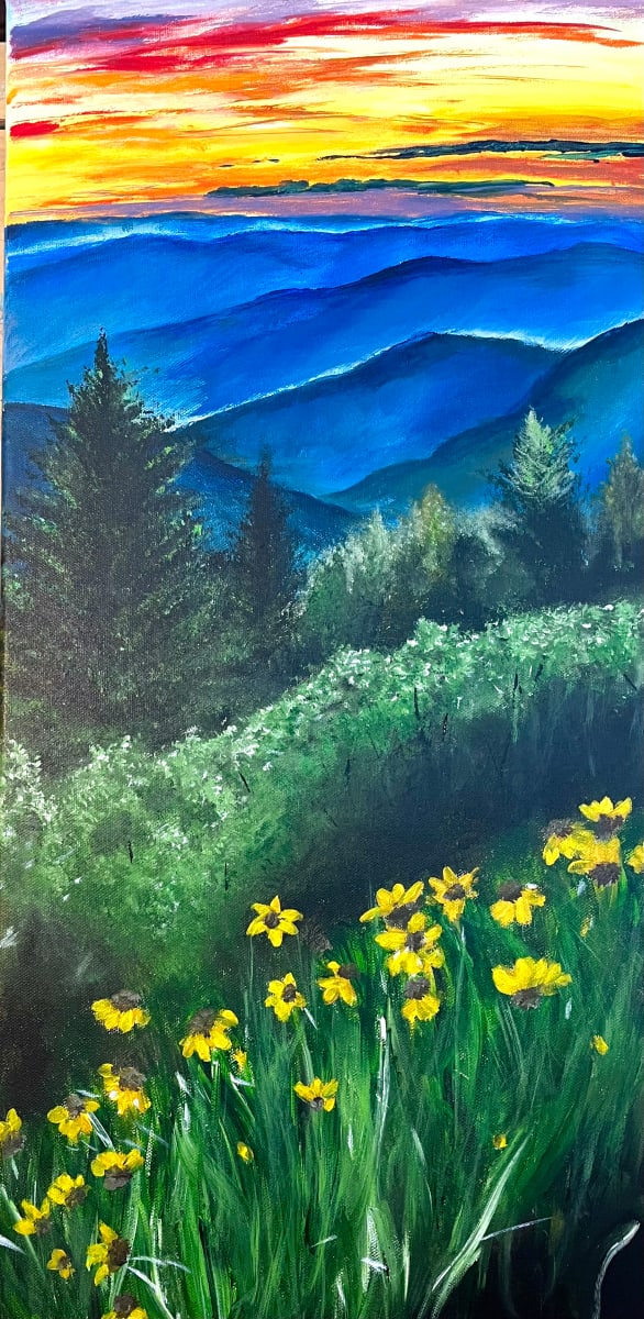 Blue Ridge Foothill by Linda Cannup 