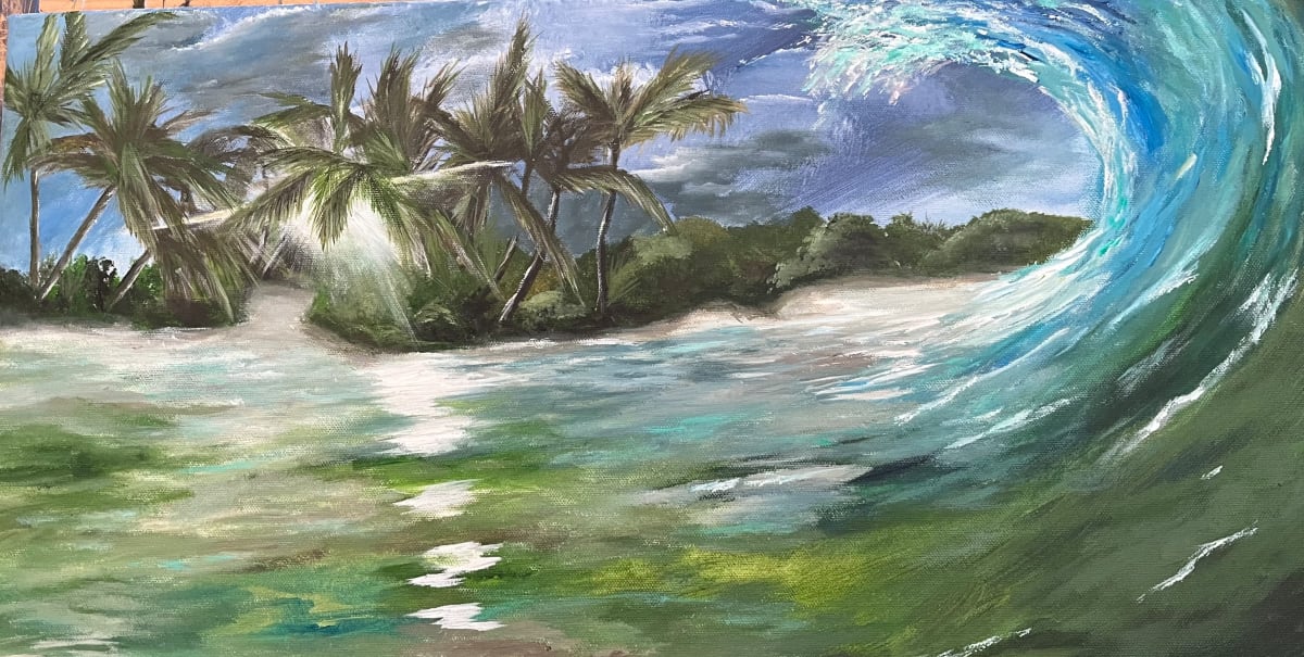 Emerald Liquidity by Linda Cannup, Image 1.