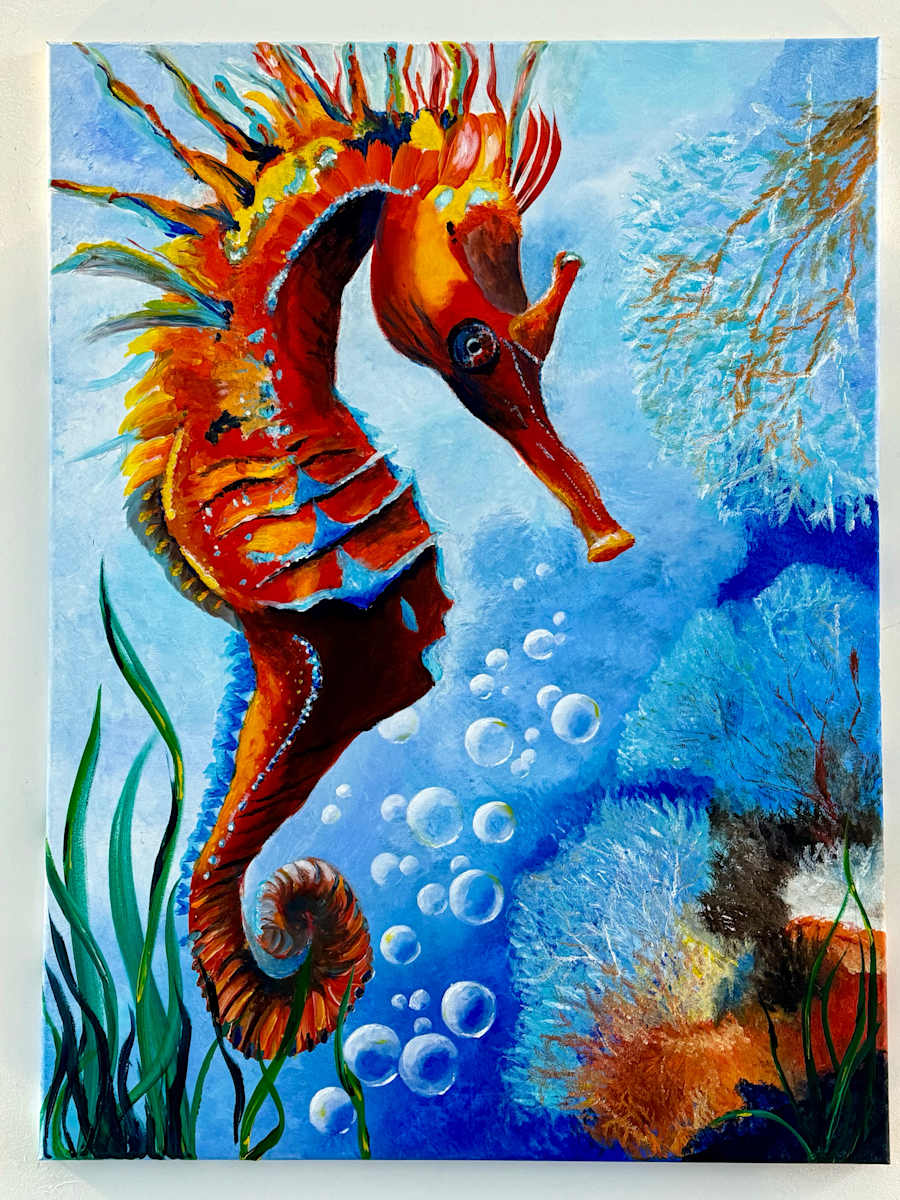 Aqua Rodeo by Linda Cannup, Image 1.