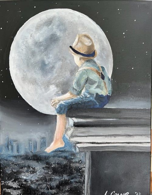 Talking to the Moon by Linda Cannup 