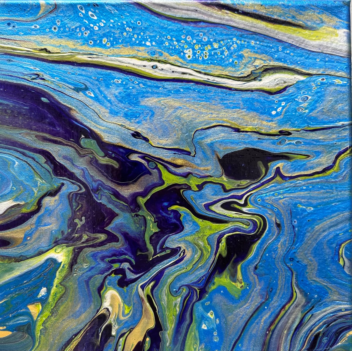 Ocean Dance: Diptych A by Ladan 