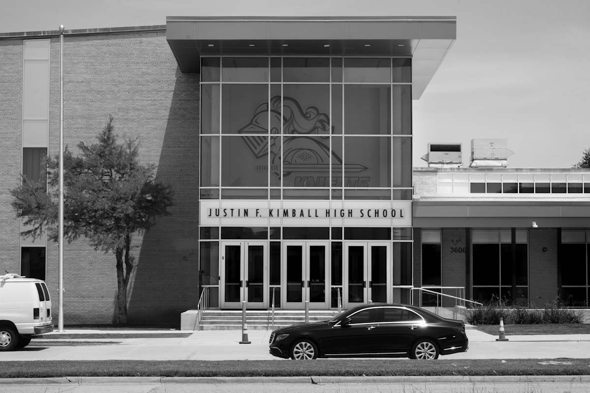 Justin F. Kimball High School by NiEtta Reynolds, Image 1.