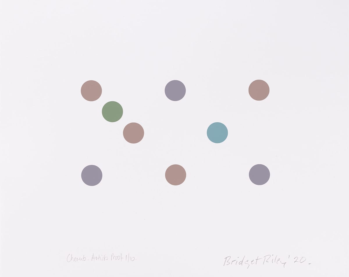 Cherub, 2020 by Bridget Riley, Image 1.