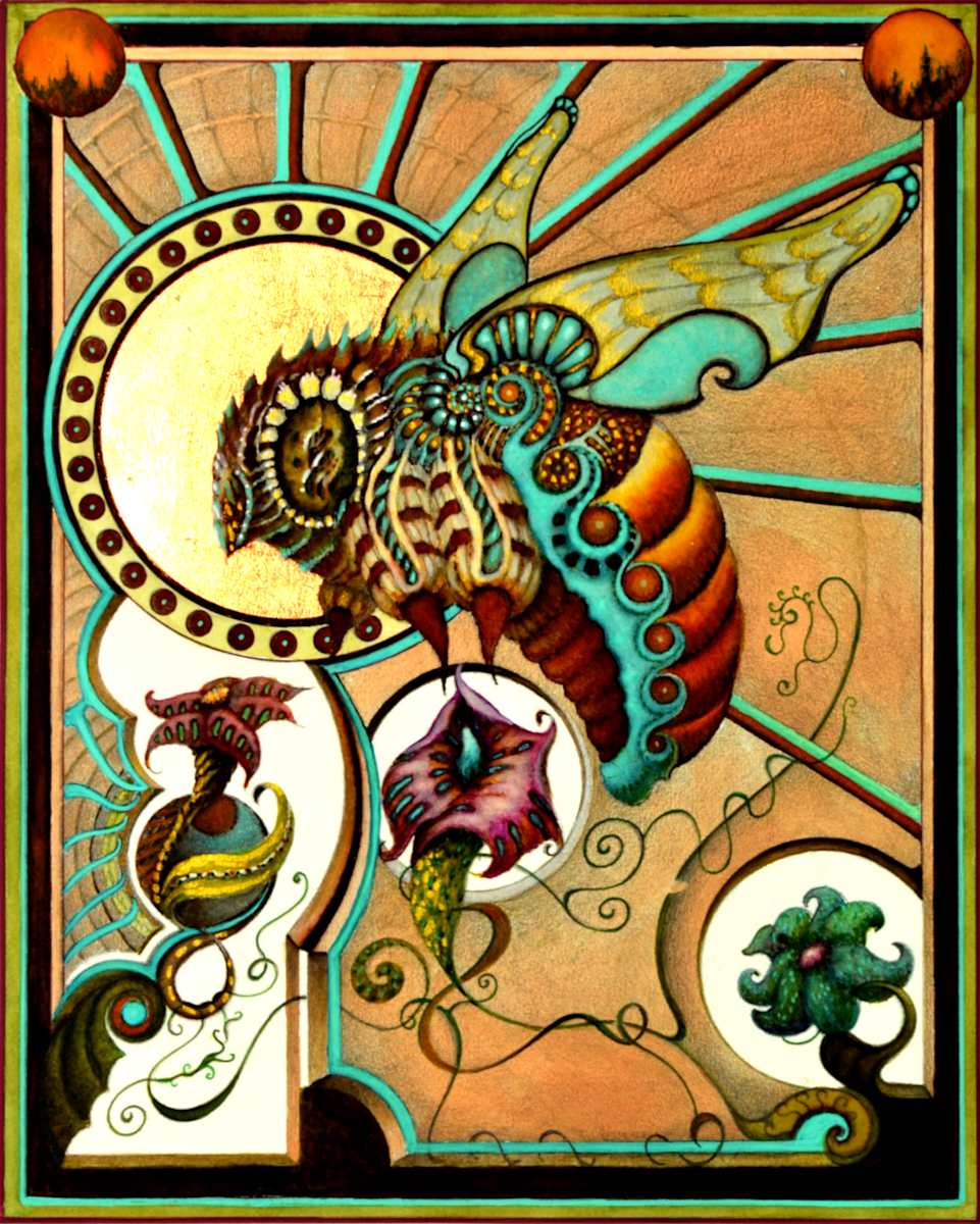 Belecose Bee print by Doug Sandelin, Image 1.