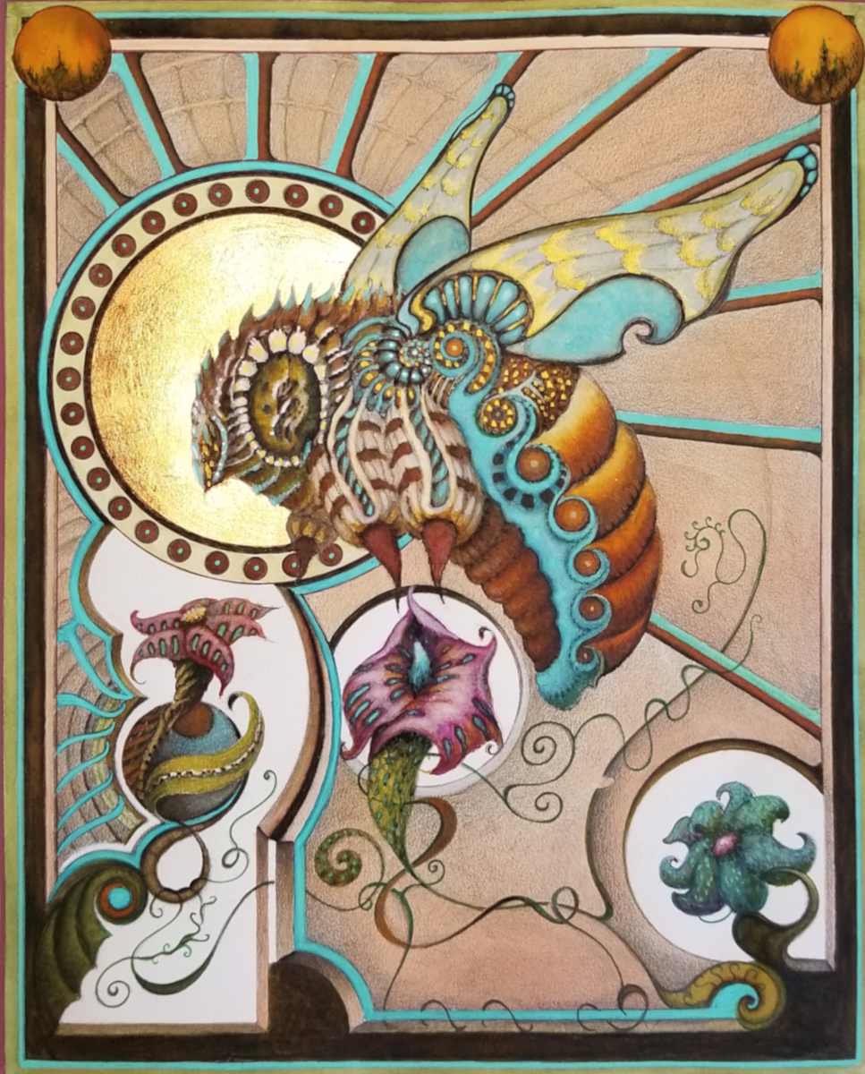 Belecose Bee by Doug Sandelin 