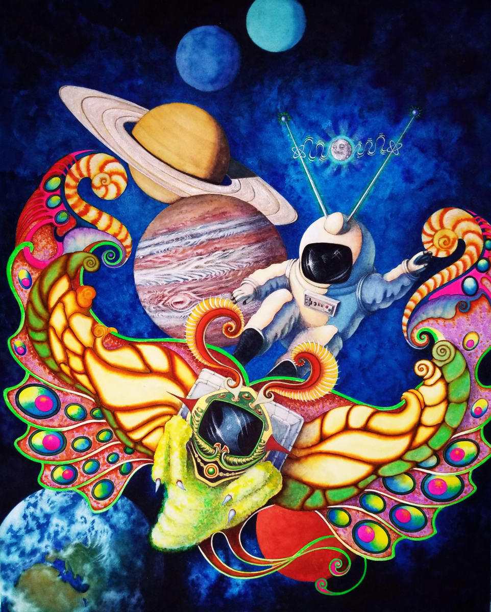 Logan and Lumen on their Milky way #2 by Doug Sandelin