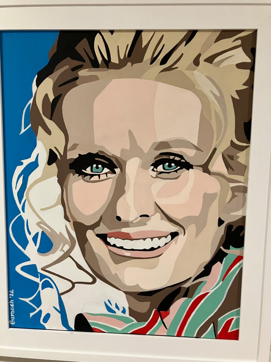 Cloris Leachman by Chris Burbach 