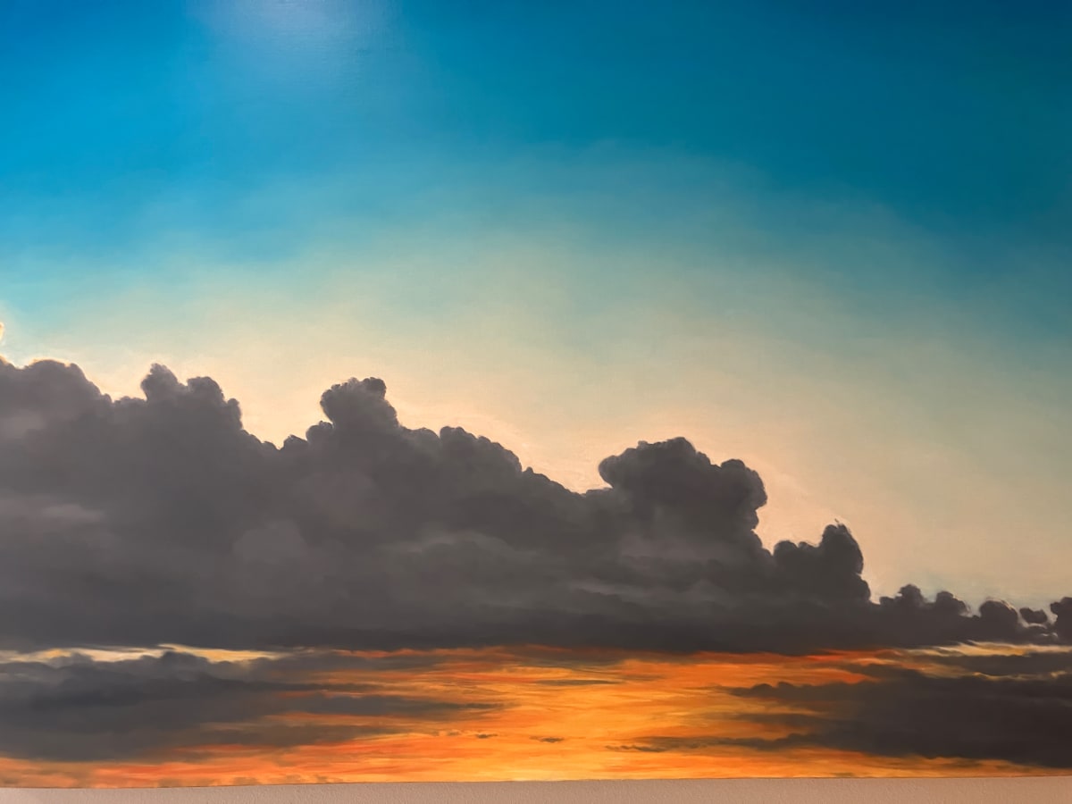 Gray Clouds at Sunset by Gene Peebles 