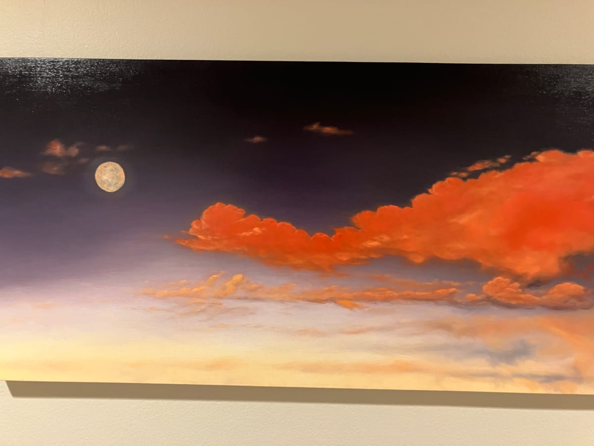 Moonrise at Sunset by Gene Peebles 