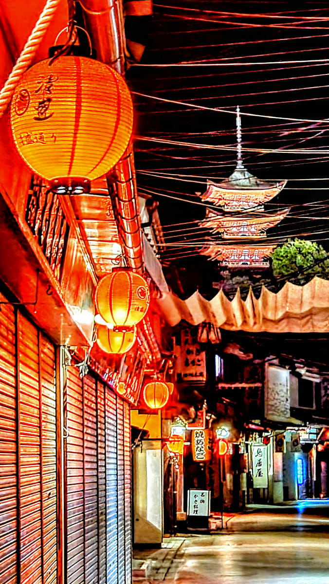 Itsukushima Village, Hiroshima Bay by Edwin Liew-Ferguson 