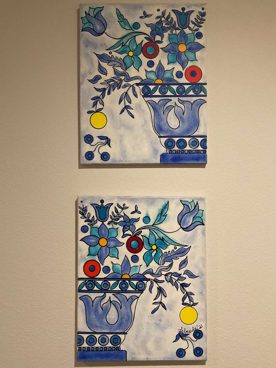 Azulejos (Diptych) by Ralph Almeida, Image 1.