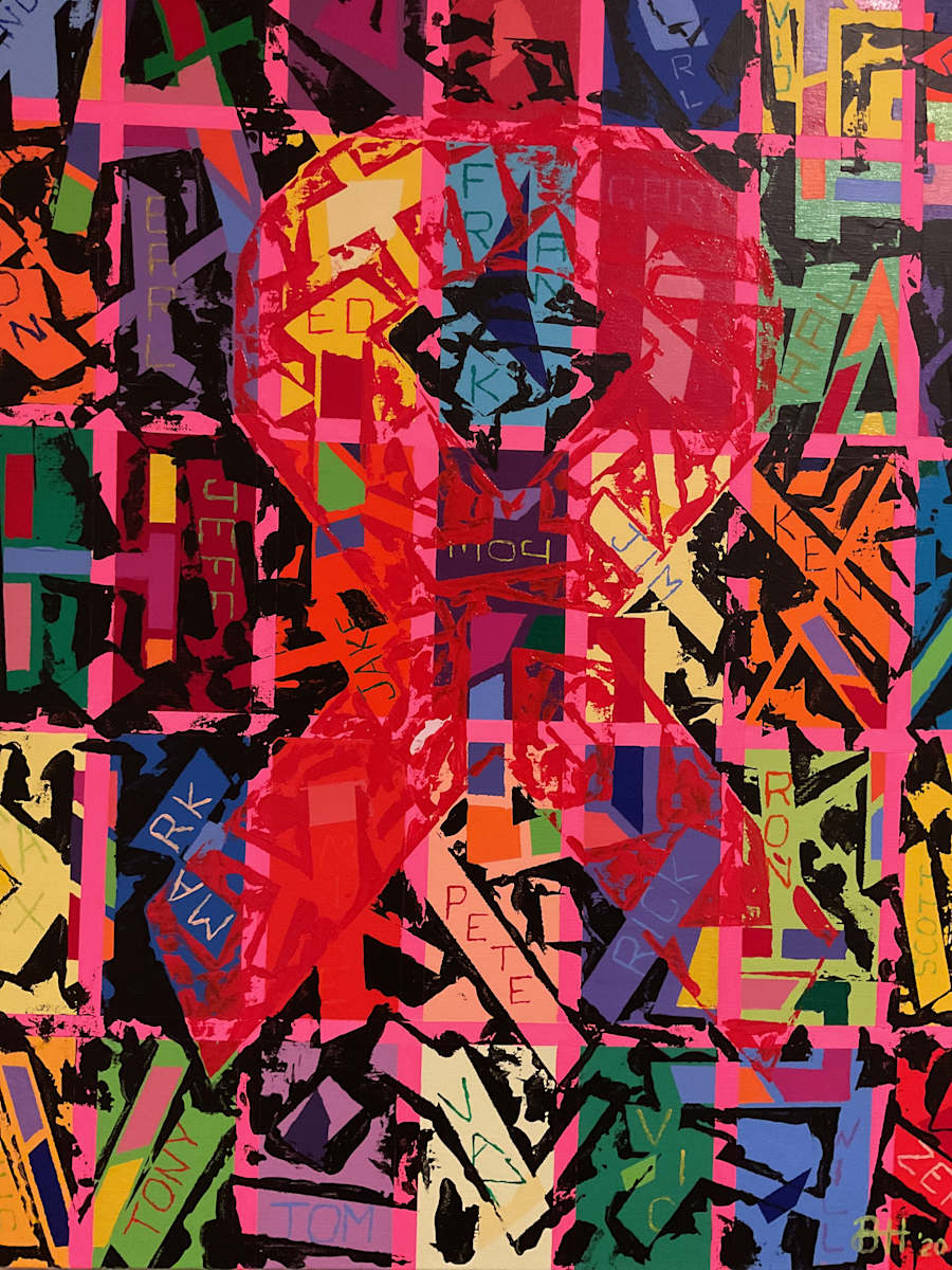 Remembering AIDS quilt by Bob Healea, Image 1.