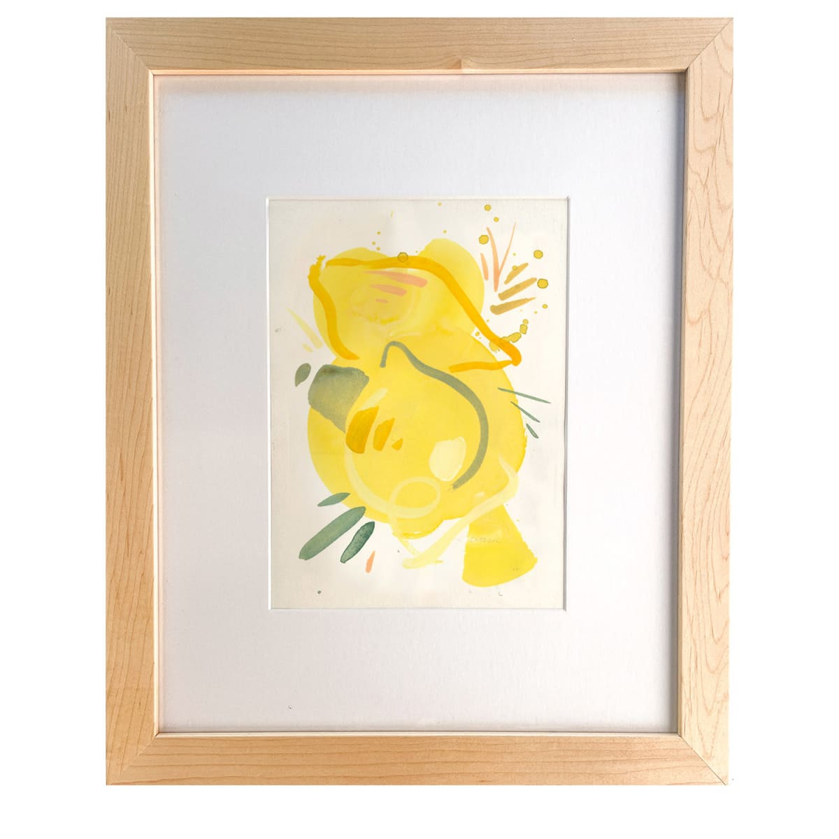 little_lemon_4_framed_zlwzwg_1 by Kristin  Cronic 