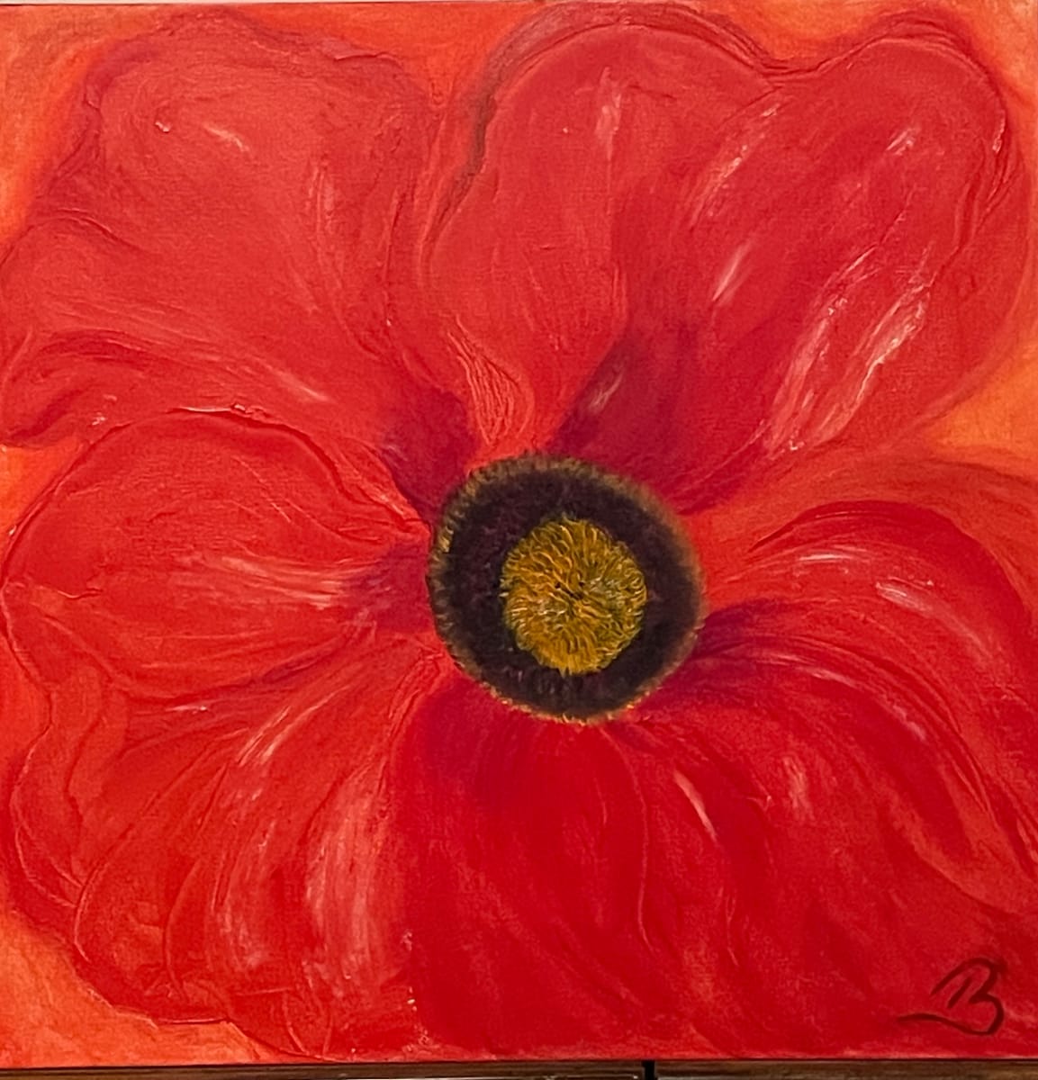 Poppy Series #1 by Beena Cracknell  Image: Compressed jpeg