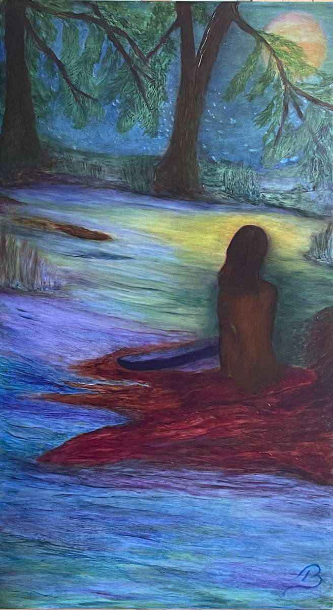 Shanthi (Serenity) series #5 by Beena Cracknell  Image: Compressed jpg