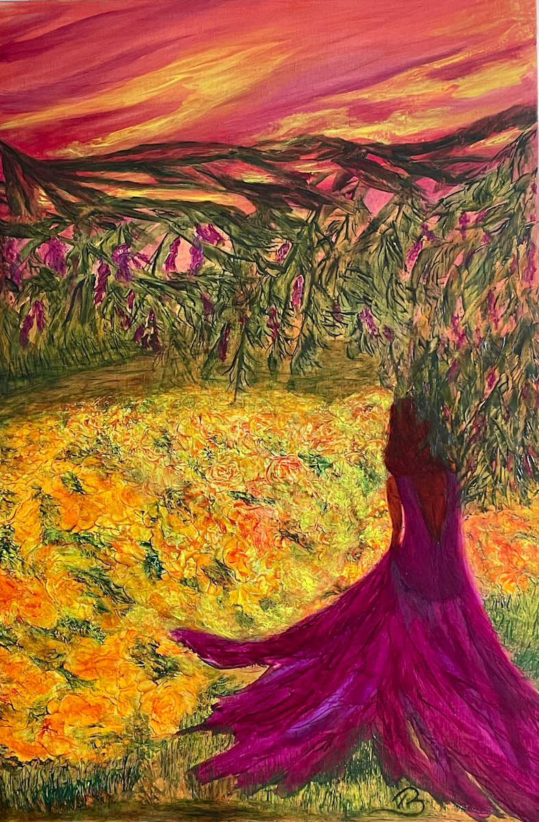 Shanthi (Serenity) series #6 by Beena Cracknell  Image: Compressed Jpeg