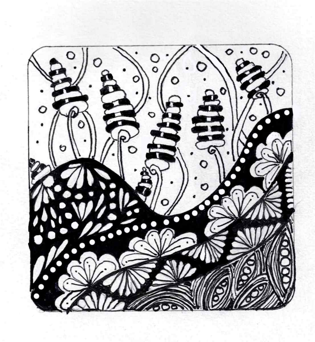 Coaster 3 by Lisa Purrington  Image: Ceramic stone coasters that are naturally absorbent. They will retain moisture to protect your furniture.  They come with a cork back
